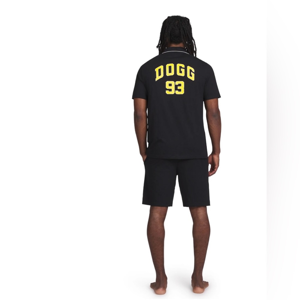 Dogg Supply by Snoop Dogg Men's Notch Collar Shirt and Shorts Pajama Set 2-Piece